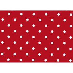 a red background with white polka dots