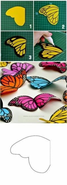 how to make a paper butterfly