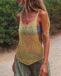 Boho Mode, Estilo Hippie, Mode Boho, Estilo Boho, Knit Tanks, Fashion Killa, Crochet Clothes