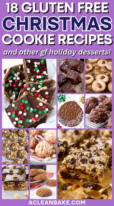 If you're looking for the ultimate roundup of EASY gluten free holiday cookies and Christmas desserts, this is for you! This list of gluten free Christmas cookies (plus a few holiday-friendly cookie-alternatives aka easy gluten free Christmas desserts) will please everyone on your list! From classics to surprise new favorites, they are all quick and easy to whip up and pure joy to devour! Gluten Free Cookie Exchange Recipes, Date Christmas Cookies, Gf Christmas Baking, Gluten Free Christmas Snacks, Easy Gluten Free Christmas Cookies, Gf Christmas Cookies, Gluten Free Holiday Desserts, Christmas Cookies Gluten Free, Gluten Free Christmas Baking