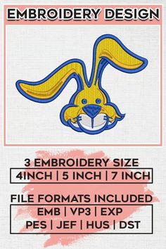 the embroidery design has been designed to look like an animal