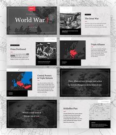 WW1 • World War One Free Presentation Template Startup Presentation, Ww1 History, Word Template Design, Template For Powerpoint, Presentation Design Layout, Powerpoint Free, Powerpoint Presentation Design, Presentation Design Template, Presentation Layout