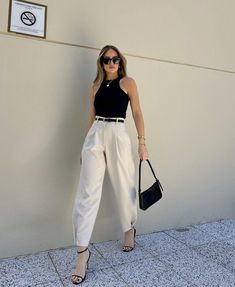 School Vibes, Stylish Work Outfits, Summer Lovin, Pantalon Large, Summer Fashion Outfits