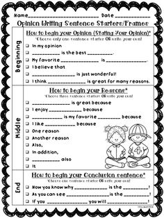 the worksheet for reading and writing about children's stories, including an image of