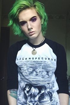 (99+) Tumblr Andro Aesthetic, Punk Fashion Edgy, Green Hair Men, Hair Color Ideas For Men, Short Green Hair, Mens Hair Colour, Latest Hair Color, Men Hair Color