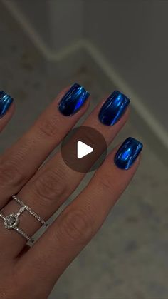 Glass Bead Nails, Blue Chrome Nails, Chrome Silver, Jelly Nails, Amazon Storefront, Art House, Fairy Dust, Chrome Nails