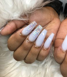 Shiny Nails Designs, Acrylic Nails Coffin, Coffin Nails Designs, Pretty Acrylic Nails, Best Acrylic Nails, Long Acrylic Nails, Coffin Nails