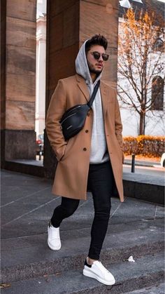 Italian Street Style, Vinter Mode Outfits, Mens Fall Outfits, Mens Fashion Smart, Winter Outfits Men