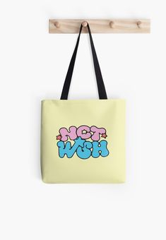 Soft polyester canvas shopping bag with edge-to-edge print on both sides. Fully lined for extra strength. Three sizes to choose from. Show your love for NCT's youngest group with this cute NCT Wish logo. Canvas Shopping Bag, Kpop Merch, Medium Bags, Print Tote, Printed Tote Bags, Cotton Totes, Tote Bag Design, Cotton Tote Bags, Large Bags