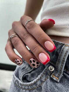 Vanessa Nails, Short Coffin Nails Designs, Subtle Nails, Glamour Nails, Leopard Nails, Cute Gel Nails, Nails Only, Wallpaper Iphone, Chic Nails