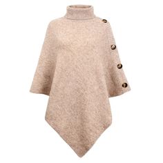 Matériau : 100% Polyester Dimension : 77×45 cm Poncho laine femme tricot : un accessoire féminin atypique Le Poncho laine femme tricot est réservé uniquement aux femmes grâce à son design de poncho possédant un col roulé, ainsi qu’un bras gauche pourvu de boutons qui donnent son style plutôt vieillot et retro. De plus, cet article possède une multiple utilité, notamment celui de chauffer, en plus de vous embellir. En clair, il est fait à base d’un matériau de qualité le rendant superbement confo Poncho Pullover, Apricot Sweater, Turtleneck Poncho, Shawl Sweater, Winter Shawl, Cape Sweater, Knitted Cape, Oversized Turtleneck, High Neck Sweater