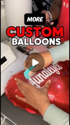 M LaShea & Company on Instagram: "Have you tried this???  More CUSTOM BALLOONS  #balloons  #balloonsdecor  #customballoons" Customize Balloons, Balloon Garland Ideas, Balloon Template, Garland Backdrops, Personalized Balloons, Custom Balloons, Balloon Diy, Cricut Projects Vinyl, Diy Party Decorations