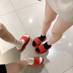 Mao Mao Outer Wear All-match Thick-soled Slippers Casual Platform Slippers With Rubber Sole, Casual Non-slip Platform Slippers With Flat Heel, Casual Non-slip Platform Slippers, Casual Non-slip Platform Slippers For Leisure, Non-slip Casual Platform Slippers, Casual Slip-on Platform Slippers, Casual Platform Slippers With Round Toe, Casual Platform Slippers, Casual Flat Platform Slippers With Cushioned Footbed