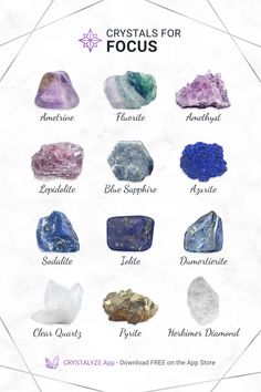 Crystals For Knowledge, Crystals For Concentration, Facts About Crystals, How To Store Crystals And Stones, Crystals For Energy Boost, How To Store Crystals, Crystal Guide For Beginners, How To Use Crystals, Crystal Wallpaper Aesthetic