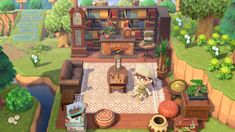 animal crossing new horizons library cottagecore forestcore outdoor library small space ideas comfort relaxation rover’s breifcase river bookcase pots cute villager easy ideas furnature diy Animal Crossing Outdoor Library Ideas, Reading Area Animal Crossing, Acnh Sunken Library, Small Space Animal Crossing, Acnh Island Small Area Ideas, Acnh Outdoor Lounge Area, Residents Services Animal Crossing Ideas, Animal Crossing Space Ideas