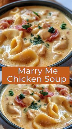 Chicken In Soup Recipes, Cold Day Crockpot Meals, Mild Soup Recipes, Easy Good Soup Recipes, Creamy Marry Me Chicken Soup, Best Comfort Soup Recipes, Easy Lunch Soup Recipes, Recipe For Soups Homemade, New Soups To Try