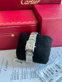 Cartier Tank Francaise, Patek Philippe Calatrava, Cloth Belt, Cartier Tank, Patek Philippe, Womens Watches, Sunglasses Women, Shoes Mens