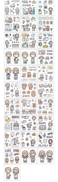 an image of different types of stickers