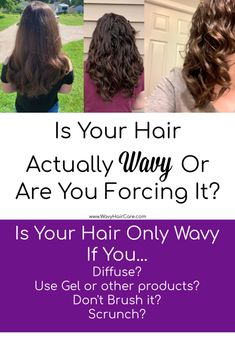 Is Your Hair Actually Wavy Or Are You Forcing It? This question, or ones related to it, are really common to see in wavy hair communities online. After people find the curly girl method or test if their hair is wavy, they may even have others around them tell them their hair isn’t actually wavy. […] Wavy Haircuts Medium, Type 2a Hair, Naturally Wavy Hair Cuts, 2a Hair, Frizzy Wavy Hair, The Curly Girl Method, Wavy Hair Care, Curl Enhancer, Different Curls