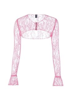 This beautiful lace cardigan adds a a sexy and playful touch to your look. Featuring a short flocked material it is comfortable and soft to the touch, the cuffs are designed with a slight flare, and the placket is a zircon round diamond button giving it elegant vibes. FABRIC 89% polyester 11% spandex Elegant Vibes, Nana Jacqueline, Lirika Matoshi, Jacquard Skirt, Chic Leather, Lace Cardigan, Silk Lace, Designer Wear, A Rose