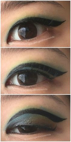 Floating Eyeliner, Asian Faces, Asian Makeup Tutorials, Eyeliner Hacks, Asian Makeup Looks