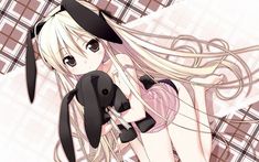 2000s Art, Moe Anime, Pretty Pink Princess, Anime Cover Photo, Bunny Girl, Cute Profile Pictures, Creepy Cute, Cute Anime Pics, Cat Girl