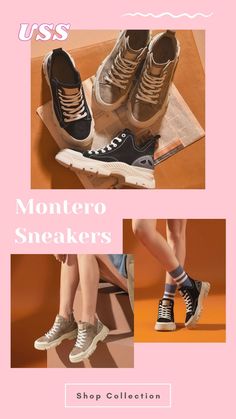 Buy Now Montero Sneakers - #ultrasellershoes #thesellershoes #sellershoes #USS #MyUSS #sneakers Leather Sneakers For Outdoor Activities In Spring, Casual Sneakers For Spring Outdoor Activities, Casual Sneakers For Outdoor Activities In Spring, Trendy Outdoor Sneakers For Spring, Trendy Outdoor Sneakers For Fall, Trendy Everyday Sneakers For Summer, Trendy Everyday Summer Sneakers, Mesh Heels, Trending Sneakers