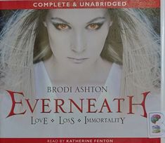 the dvd cover for everneath love and loss is shown in front of a white background