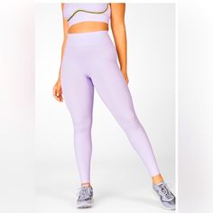 These Lavender Leggings From Fabletics Have Never Been Worn And Come In The Original Bag With Tags Attached. Sold Outrare Item. They Are Absolutely Beautiful And Perfect Quality, But Too Small For Me. The Size Is Small, But These Fit More Like An Extra Small. The Color Is Called Frosted Lilac. Lavender Leggings, Lilac Color, Original Bags, High Waisted Leggings, Color Purple, Pant Jumpsuit, The Original, Lilac, Motion