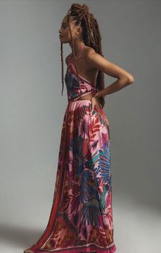 New Anthropologie FARM Rio Macaw Scarves Maxi Dress Size XL  | eBay Tropical Halter Neck Dress With Tropical Print, Tropical Midi Dress With Tropical Print, Bohemian Midi Dress With Tropical Print, Multicolor Tropical Print Halter Neck Dress, Tropical Multicolor Midi-length Maxi Dress, Multicolor Halter Neck Dress With Tropical Print, Tropical Multicolor Halter Neck Maxi Dress, Tropical Floral Print Halter Neck Dress, Tropical Halter Neck Dress With Floral Print