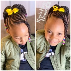 Lil Girl Hairstyles Braids, Natural Hair Styles For Kids, Hairstyles Braids For Kids, Hair Styles For Kids, Toddler Braided Hairstyles, Kid Hair Styles