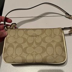 Absolutely Adorable Pc! Flawless! Great For Events Or Quick Grocery Run! Not Available For Trade At This Time Lc Coach Cream Clutch Bag, Coach Beige Clutch Bag, Coach Mini Purse, Coach Parker, Rainbow Purses, Coach Coin Purse, Y2k Purse, Classic Purse, Micro Bag