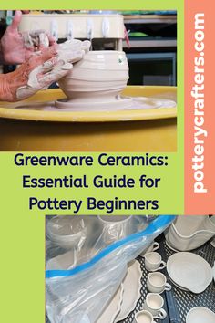 greenware ceramics the essential guide for pottery beginners cover image with text overlay