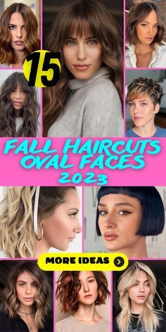 Short Hair Styles For Oval Face Shape, Haircut Ideas For Oval Face For Women, Short Hairstyle Women Oval Face Shape, Short Hair For Oval Face Shape Over 40, Oval Face Hairstyles Women Medium, Short Hair With Bangs Oval Face, Hair Styles For Oblong Faces, Oval Long Face Hairstyles, Hair For Oblong Face Shape