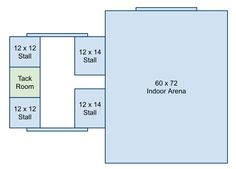 the floor plan for an apartment with two separate rooms and one attached to each other