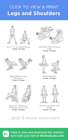 an exercise poster with instructions on how to use the exercises