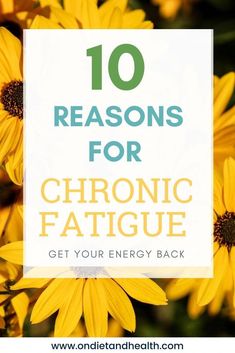 Here's 10 simple reasons for chronic fatigue. Address causes of fatigue to get more energy and stamina. Many can be fixed at home without a doctor's help Causes Of Fatigue, Get More Energy, Health Infographics, Primal Diet, Doctor Help, Getting More Energy, Health Articles Wellness, Poor Nutrition, Health Signs