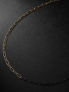 Shop ANNOUSHKA Gold and Rhodium-Plated Chain Necklace, Explore the latest in-season ANNOUSHKA collection today on MR PORTER Chain Necklace For Men, Necklace For Men, Black Rhodium, Mr Porter, Men Necklace, Rhodium Plated, Two Tone, Porter, Chain Necklace