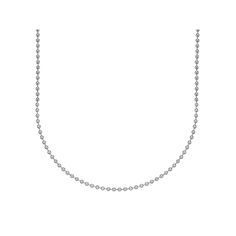 Complete your stylish look with this handsome LYNX stainless steel bead chain necklace. Complete your stylish look with this handsome LYNX stainless steel bead chain necklace. Metal: stainless steel Width: 2.5 mm Packaging: boxed Chain type: bead Finish: polished Please note, due to the high value of this item, a signature may be required upon delivery. Size: 22". Gender: male. Age Group: adult. Silver Stainless Steel Necklaces With Beaded Chain, Silver Ball Chain Necklace In Stainless Steel, Silver Stainless Steel Necklace With Beaded Chain, Silver Beaded Chain Necklace In Stainless Steel, Bead Chain Necklace, Bead Chain, Necklace Size, Lynx, Box Chain