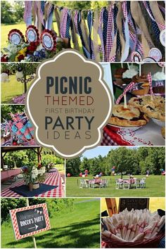 picnic themed first birthday party ideas