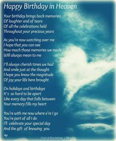 Happy Birthday Quotes for People in Heaven - http://www.quotesmeme.com/quotes/happy-birthday-quotes-for-people-in-heaven/ Happy 47th Birthday, Dad In Heaven Quotes, Heavenly Birthday, Happy Heavenly Birthday, Uncle Frank