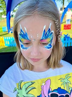 Face painting butterfly Face Painting Butterfly, Painting Butterfly, Facepaint, Face Painting, Face Paint, Paint