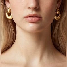 Elevate Your Everyday With These Cool-Meets-Classic Earrings. This Timeless Pair Features A Door Knocker Silhouette That Moves With You. Feel-Good Fact: This Style Was Made Using Eco-Friendly Recycled-Brass Casting. Want To Keep Your Jewelry Looking Like New? We Recommend Removing It Before Showering Or Exercise And Putting It On After Applying Hair Products Or Perfume. To Clean Your Pieces, Polish Them With A Soft, Dry Clothand When Not Wearing, Store Them In A Pouch Or Jewelry Case. Classic Earrings, J Crew Jewelry, Door Knocker, Door Knockers, Linen Shop, Blush Makeup, Jewelry Case, Jewelry Bags, Hair Products