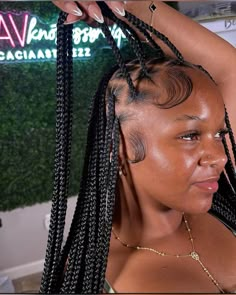 @ _caciaastylezz Wigs Braids, Braided Hairstyles For Black Women Cornrows, Cute Braided Hairstyles, Box Braids Hairstyles For Black Women, Braided Cornrow Hairstyles, Cute Box Braids Hairstyles, Quick Braided Hairstyles, Protective Hairstyles Braids, Hair Techniques