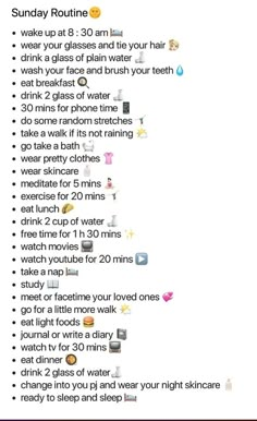 a flexible sunday morning routine to ease your mood x 8 Am Morning Routine Weekend, Saturday Study Routine, Sunday Day Routine, Sunday Refresh Routine, Morning Routine Saturday, Perfect Sunday Routine, Morning Routine Summer Break, What To Do On Sunday, Sunday Morning Routine Church