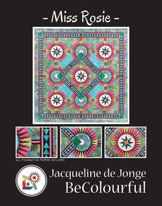 the cover of miss rose's book, jacquetine de longe becolourful