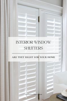 the interior window shutters are they right for your home?