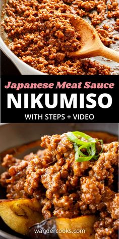 japanese meat sauce with steps and video