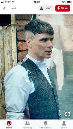 Peaky Blinders Hairstyle, Gentleman Slick Back Hair, Peaky Blinders Fashion