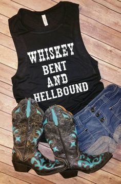 NEW Whiskey Bent and Hellbound Flowy Scoop Muscle Shirt with Distressed Lettering  * Multiple Colors Relaxed Fit Graphic Tee Tank Top With Letter Print, Casual Muscle Tee With Letter Print And Relaxed Fit, Casual Relaxed Fit Muscle Tee With Letter Print, Trendy Distressed Cotton Tank Top, Trendy Relaxed Fit Tank Top With Letter Print, Casual Distressed Muscle Tee For Summer, Muscle Shirt, Selling Design